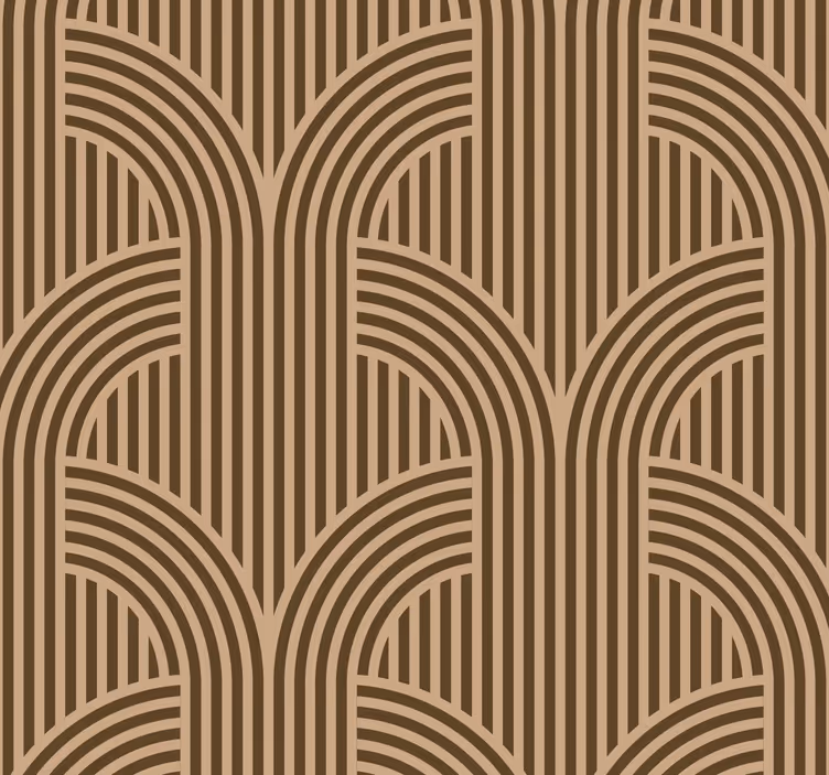 Papier peint géometrique arche art déco - TenStickers