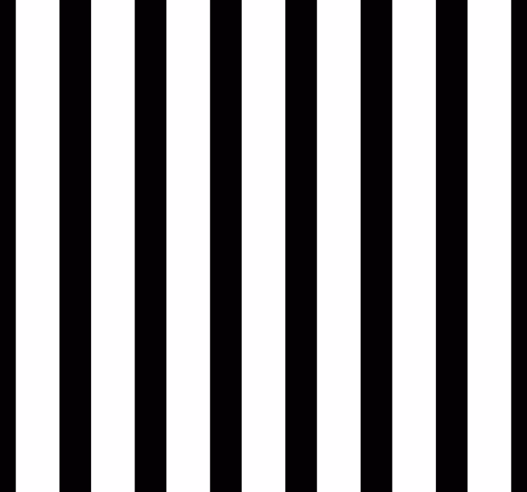 Papier peint rayures verticales noires et blanches - TenStickers