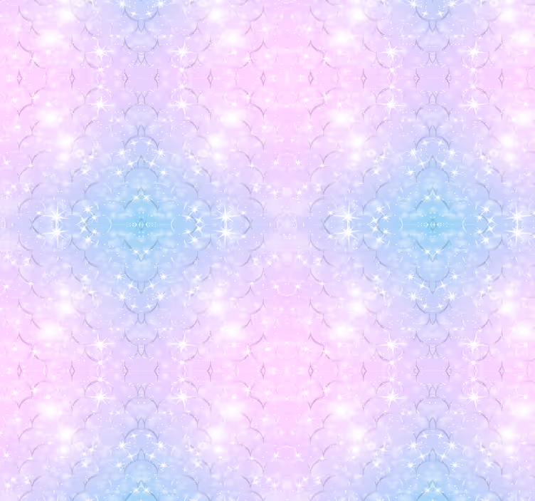 Papier peint enfant écailles de paillettes de sirène - TenStickers