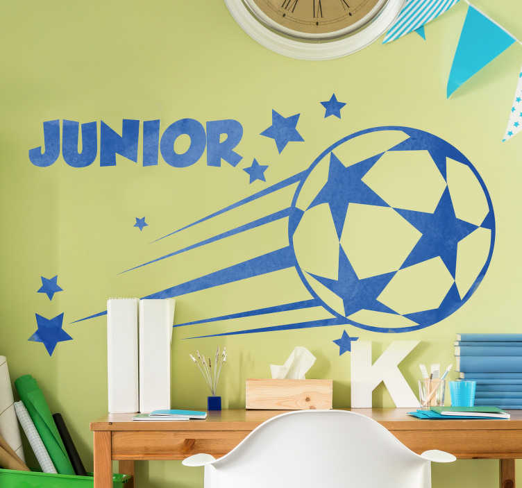 Sticker mural football ados - TenStickers