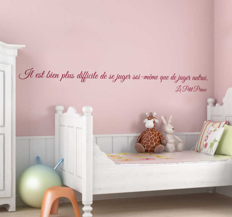 sticker citation petit prince 8165