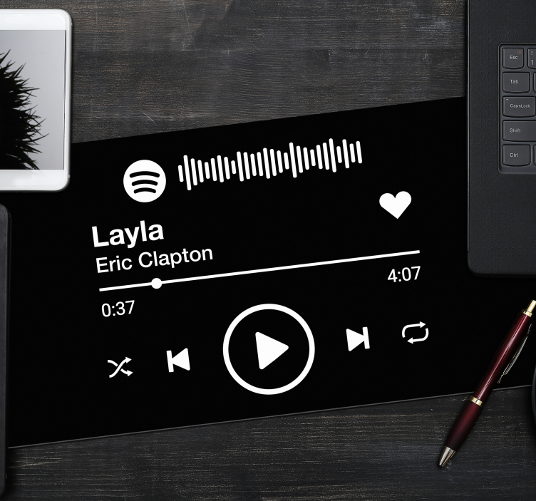 tapis de souris nom Spotify - TenStickers