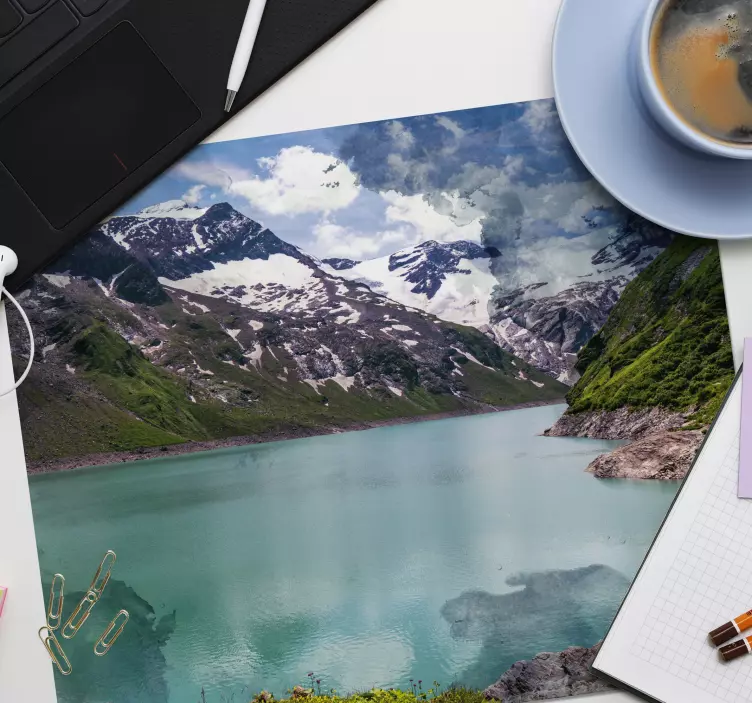 Belles montagnes plus tapis de souris - TenStickers