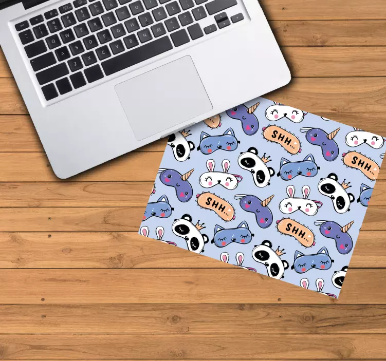 Tapis de souris animé avec des figures d'animaux adorables - TenStickers