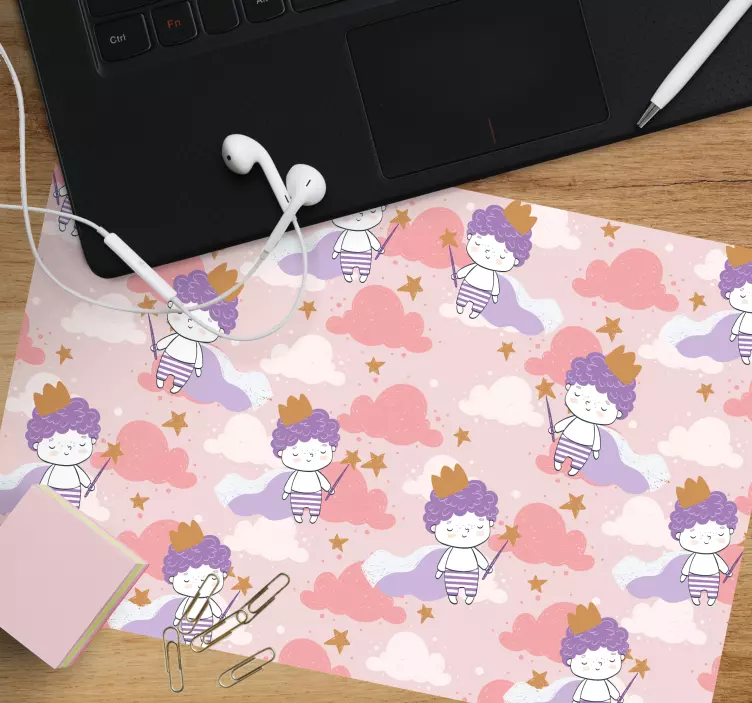 Tapis de souris animé personnages royaux mignons - TenStickers