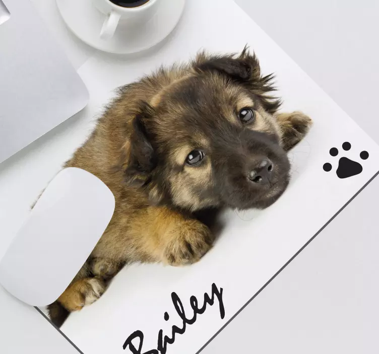 tapis de souris Photo et nom  personnalisés - TenStickers