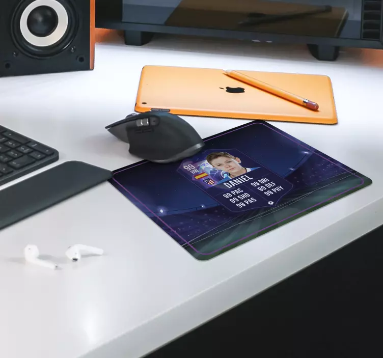 Tapis de souris carte de footballeur  - TenStickers