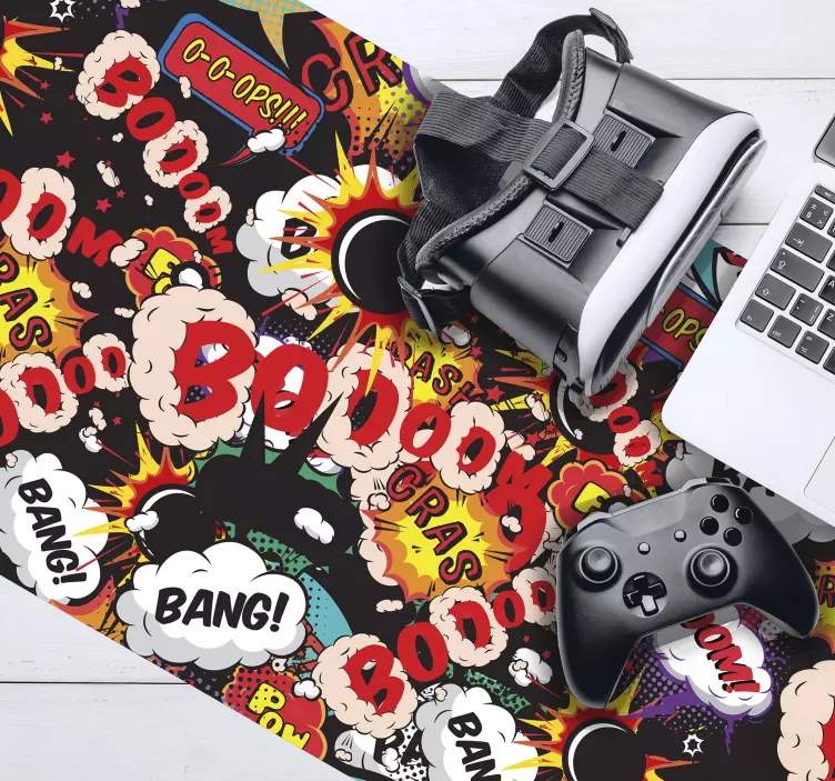 XXL Tapis de souris gaming design boom - TenStickers