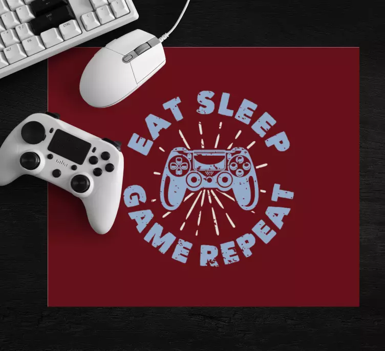 Tapis de souris gamer citation sur le style de vie gamer - TenStickers