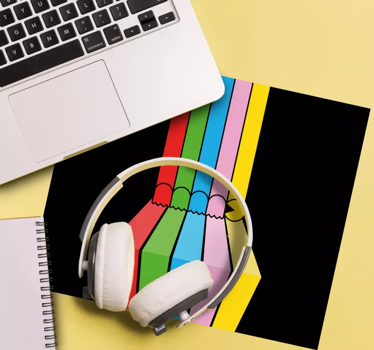 Tapis de souris gamer design crayons colorés - TenStickers