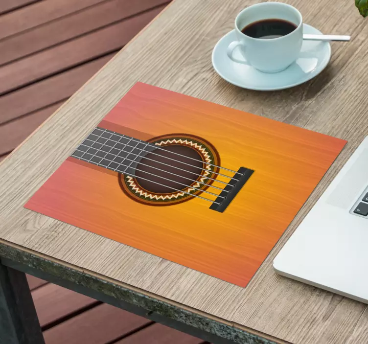 Tapis de souris original guitare - TenStickers