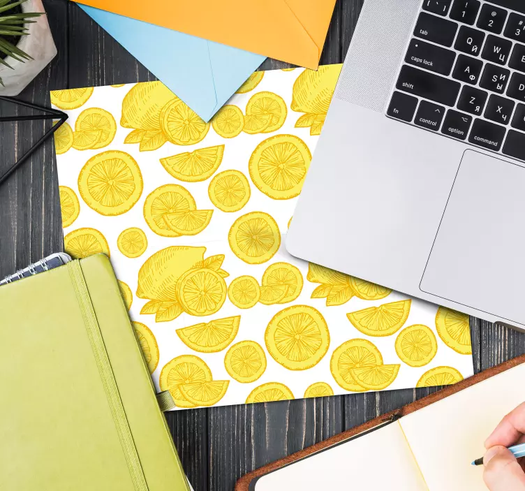 Tapis de souris motif citron vif - TenStickers