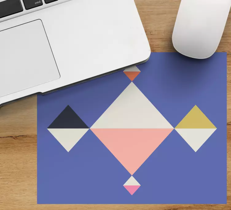 Tapis de souris motif composition colorée géométrique - TenStickers