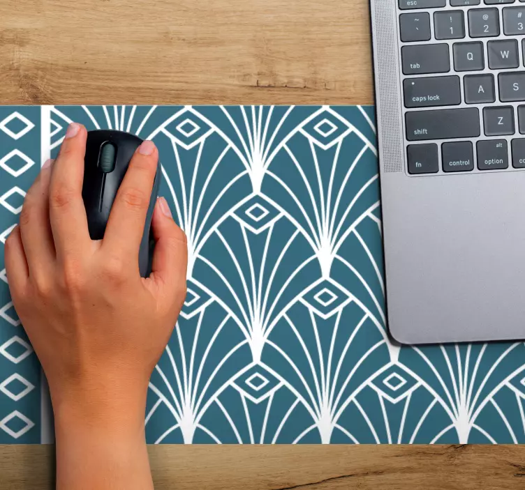 Tapis de souris motif courbes géométriques élégantes - TenStickers