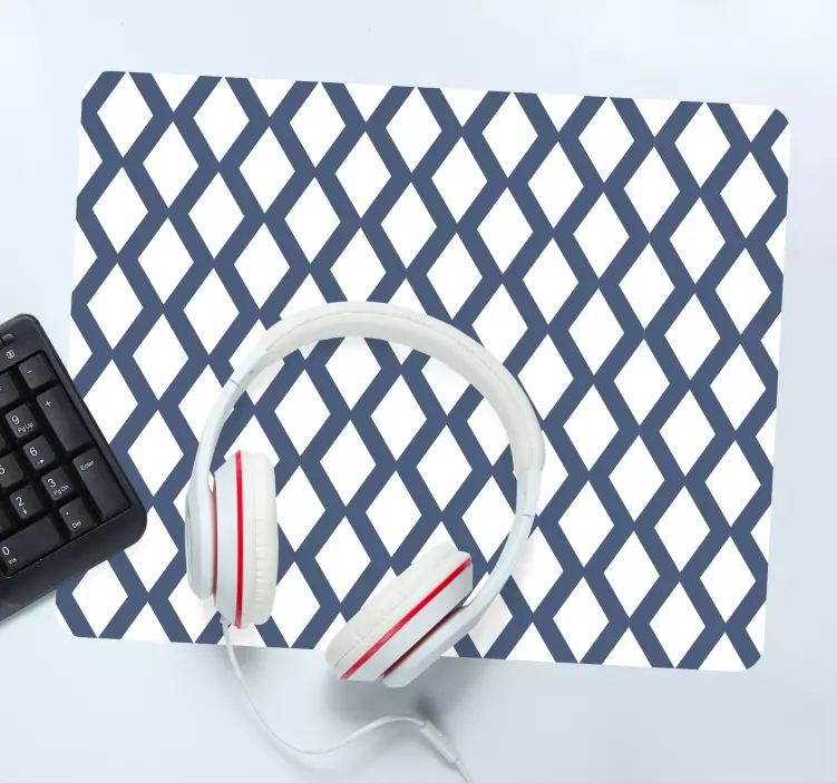 Tapis de souris motif diamant géométrique - TenStickers