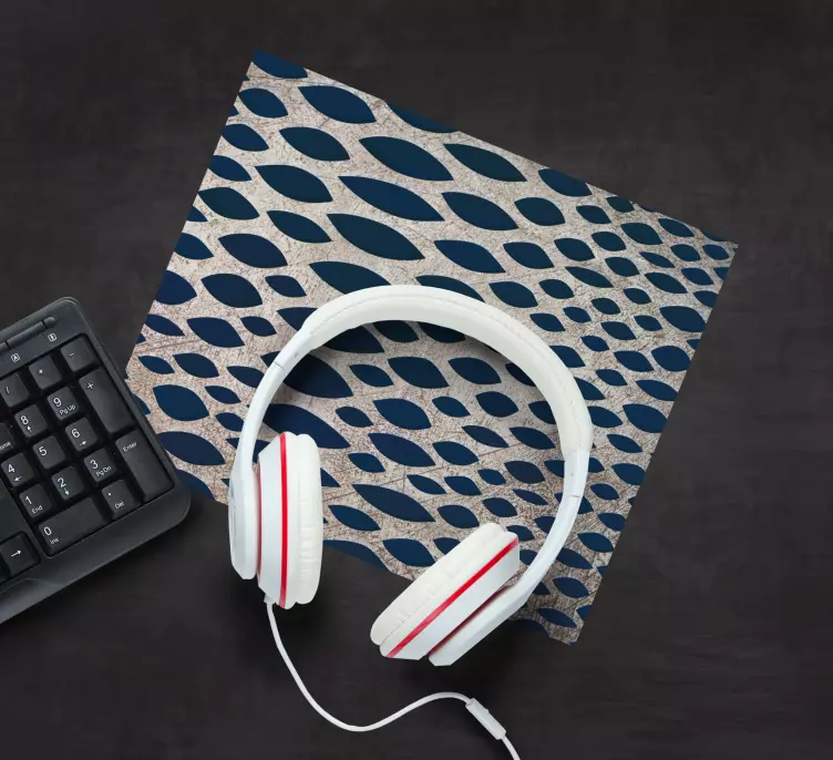 Tapis de souris motif écailles de poisson stylisées - TenStickers