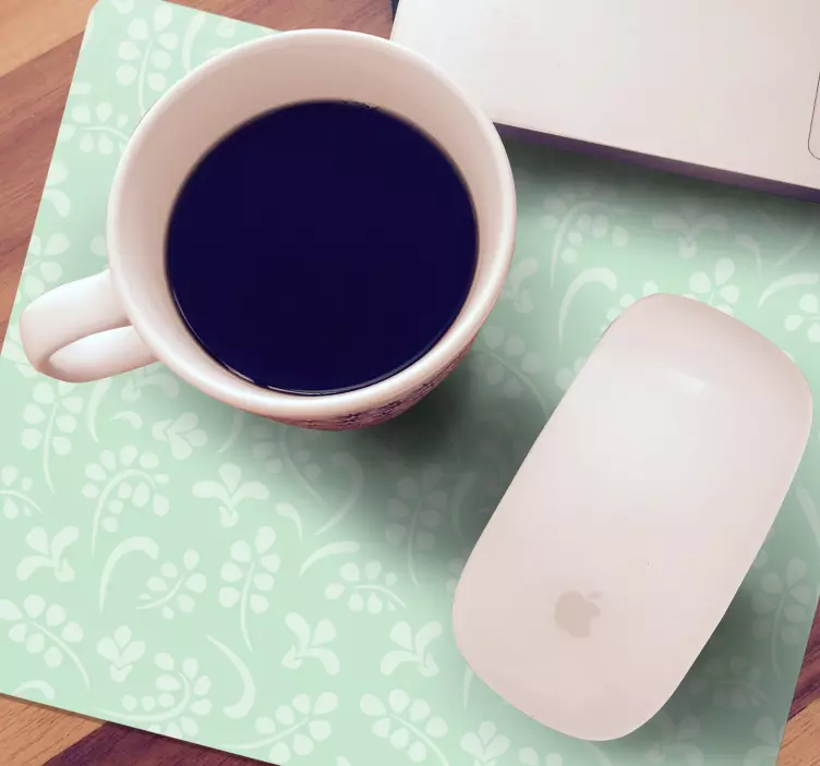 Tapis de souris motif élément botanique gracieux - TenStickers