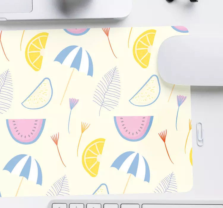 Tapis de souris motif Éléments d'été lumineux - TenStickers