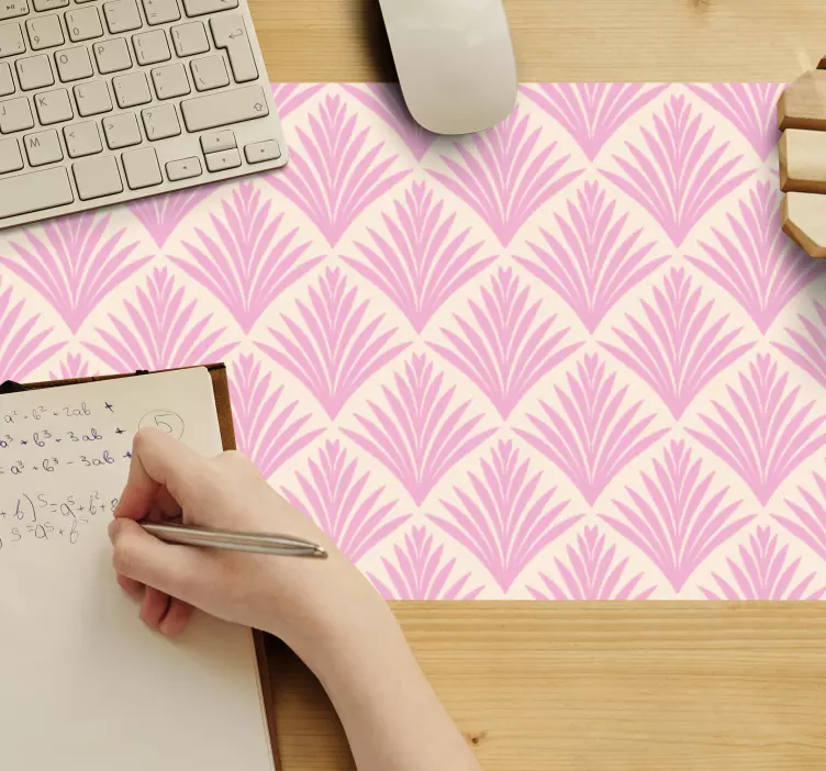 Tapis de souris motif feuille élégante - TenStickers