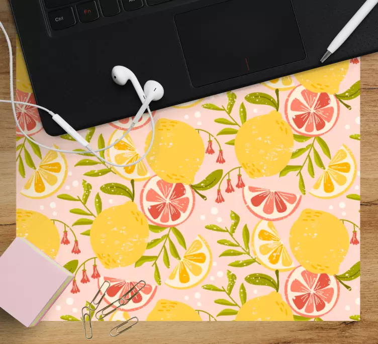 Tapis de souris motif fruits colorés - TenStickers