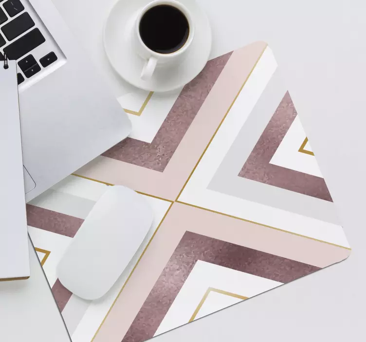 Tapis de souris motif géométrique coloré - TenStickers