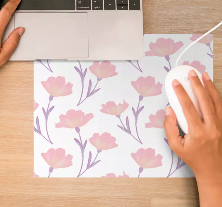 Tapis de souris motif imprimé floral - TenStickers