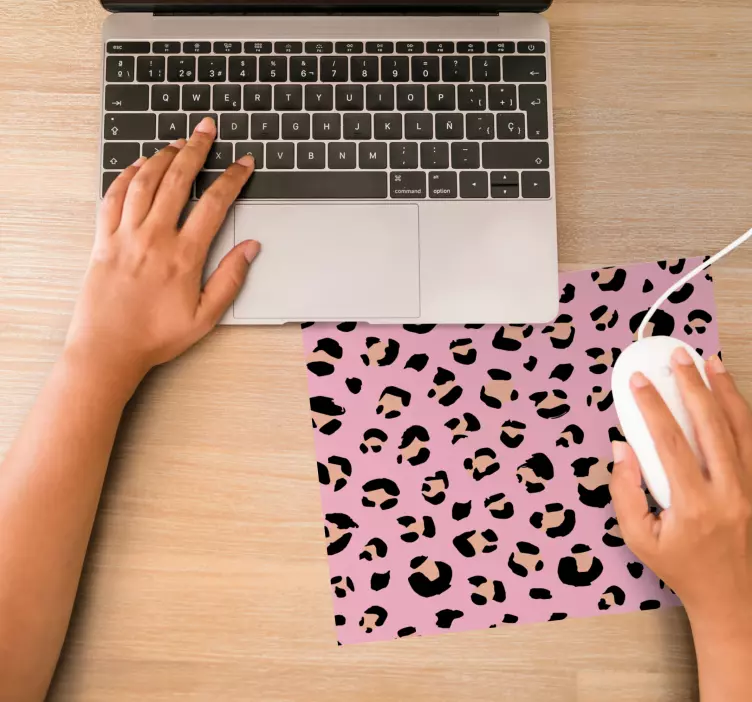 Tapis de souris motif imprimé léopard élégant - TenStickers