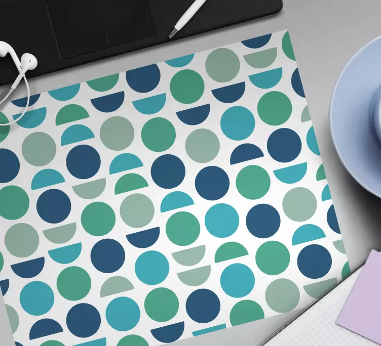 Tapis de souris motif motif circulaire coloré - TenStickers