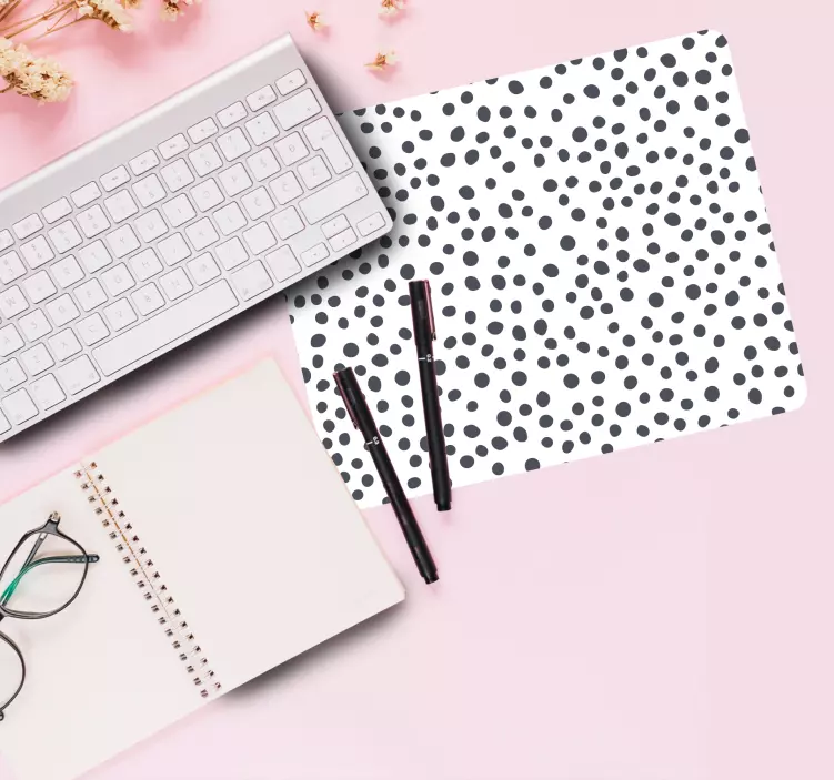 Tapis de souris motif motif points élégants - TenStickers