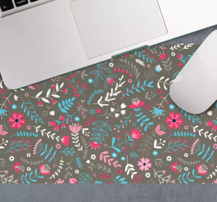 Tapis de souris motif nature florale - TenStickers