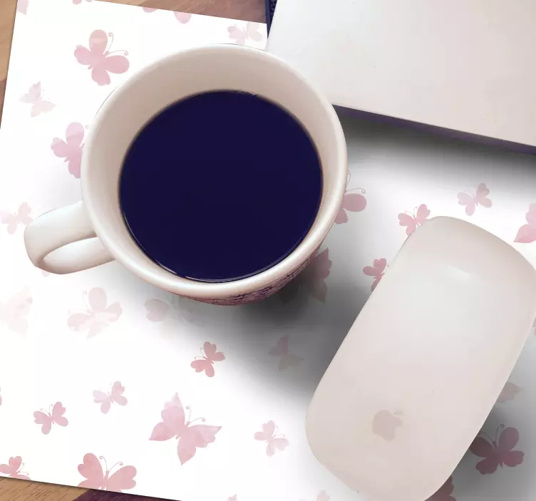 Tapis de souris motif papillon - TenStickers