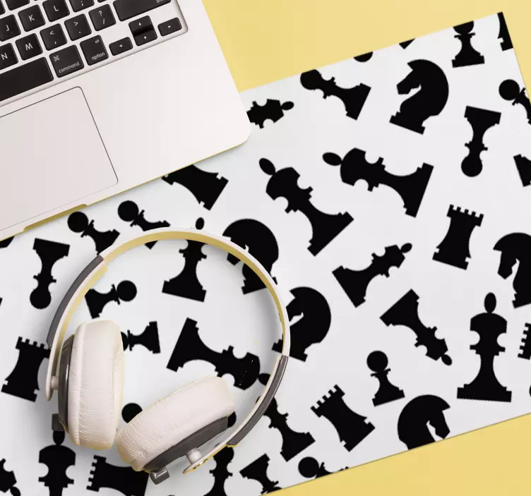 Tapis de souris motif pièces d'échecs - TenStickers