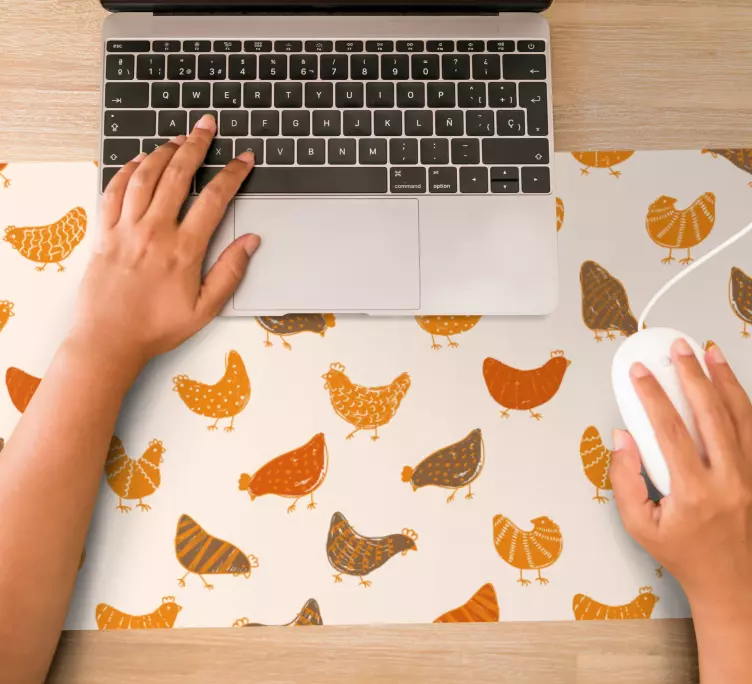 Tapis de souris motif poules charmantes - TenStickers