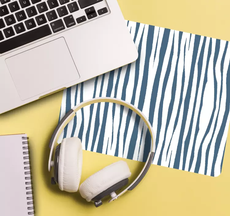 Tapis de souris motif rayures chics - TenStickers