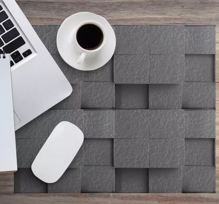 Tapis de souris motif surface à grille texturée - TenStickers