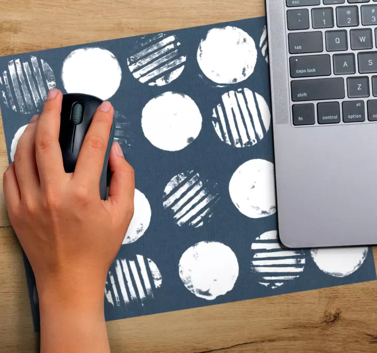 Tapis de souris motif surface à motif circulaire - TenStickers