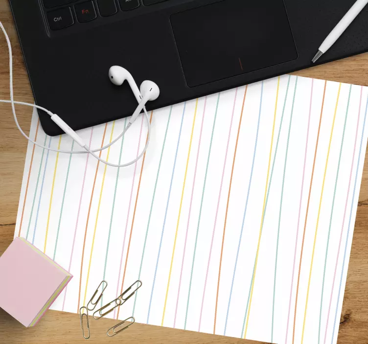 Tapis de souris motif surface rayée colorée - TenStickers