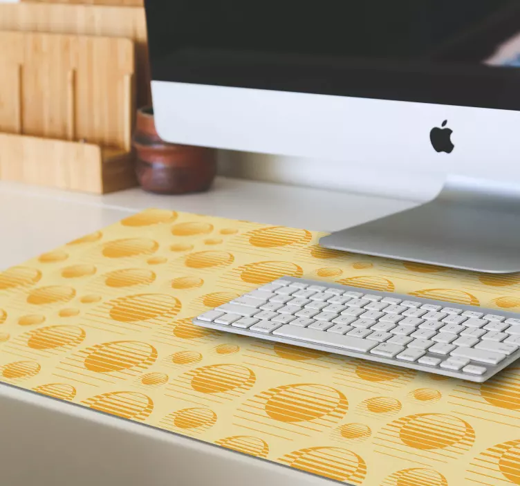 Tapis de souris motif texture circulaire - TenStickers