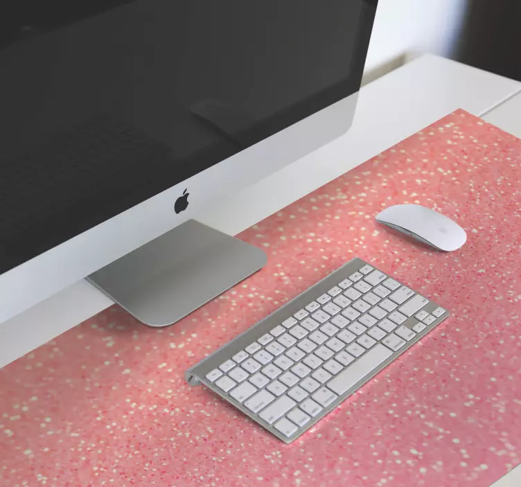 Tapis de souris motif texture rose étincelante - TenStickers