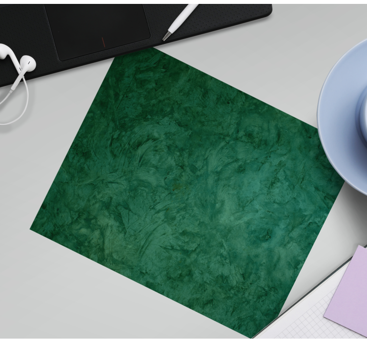 Tapis de souris motif texture verte tourbillonnante - TenStickers