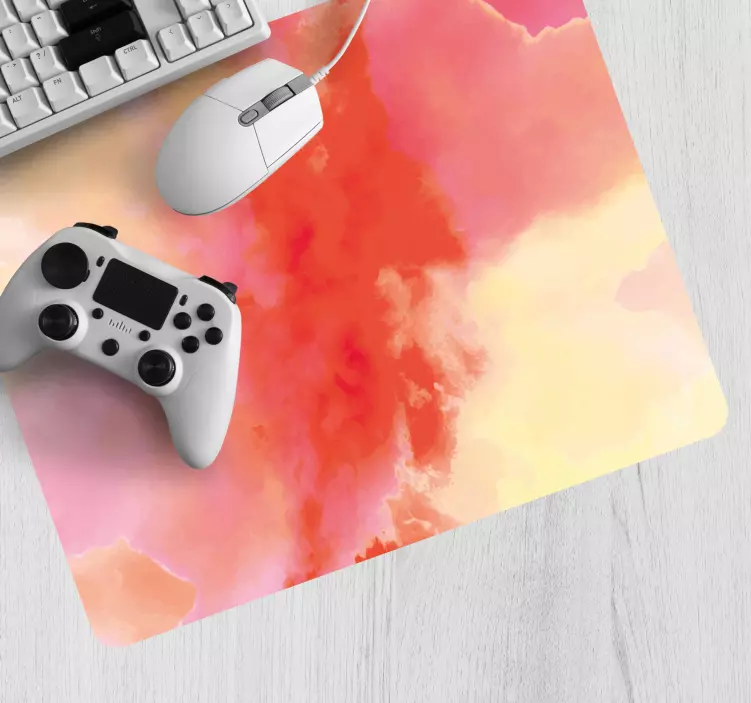 Tapis de souris motif tourbillon abstrait coloré - TenStickers