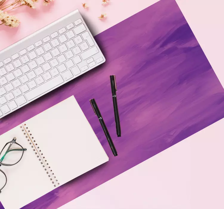 Tapis de souris motif tourbillon violet abstrait - TenStickers