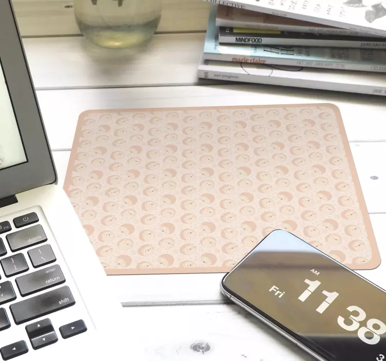 Tapis de souris motif visages mignons - TenStickers