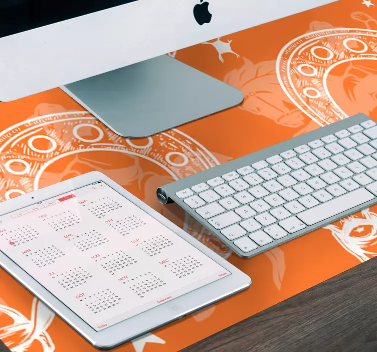 Tapis de souris original motif fer à cheval western - TenStickers