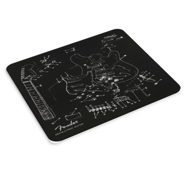 Tapis de souris guitare fender déstructurée - TenStickers