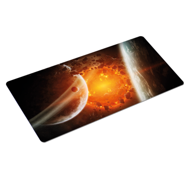 XXL Tapis de souris design explosion de planètes - TenStickers