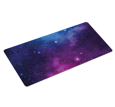 Tapis de souris original galaxie bleu et violet - TenStickers