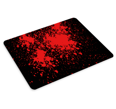 Tapis de souris gaming de sang éclaboussé - TenStickers