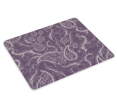 Tapis de souris motif élégant floral - TenStickers