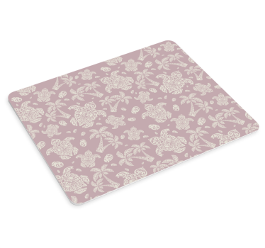 Tapis de souris tortues et palmiers d'Hawaï - TenStickers